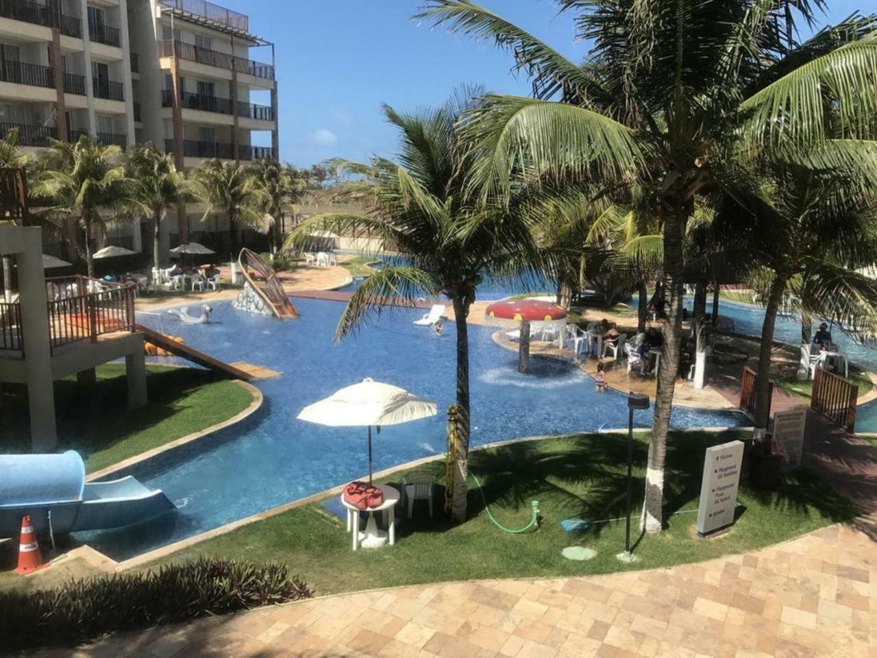 Apartamento Completo No Beach Living Porto Das Dunas - Apto Luxo Акирас Экстерьер фото